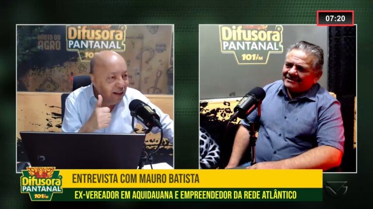 Entrevista com Mauro Batista, ex vereador em Aquidauana e empreendedor da Rede Atlântico