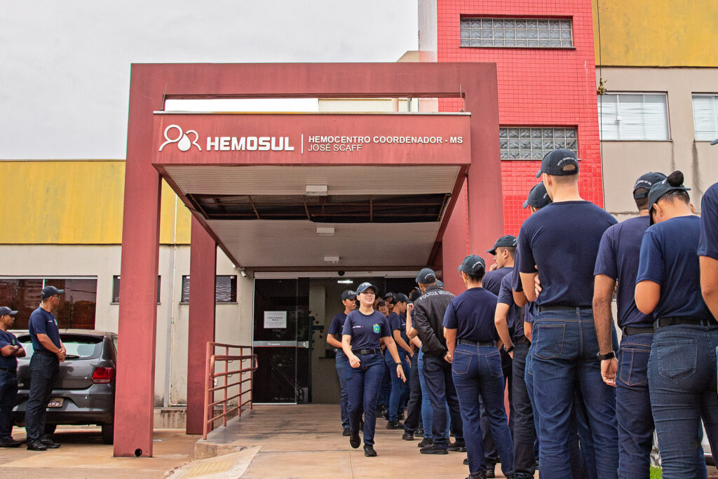 Alunos Soldados da PMMS unem-se em Campanha de Doação de Sangue e Medula Óssea