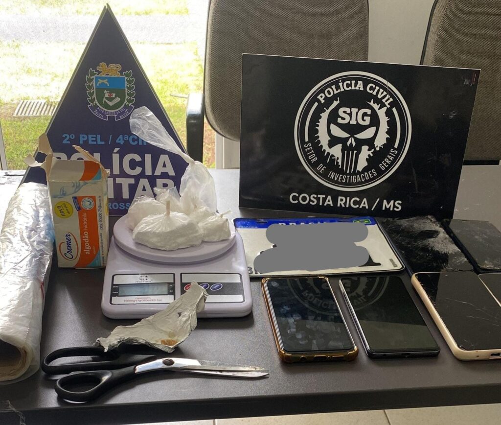 Operação policial resulta em prisões e apreensões por tráfico de drogas em Costa Rica
