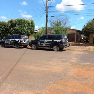 Polícia Civil cumpre mandado de busca e apreensão em São Gabriel do Oeste
