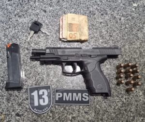 Policiais militares do 13º BPM prendem dois assaltantes da agência dos Correios em Inocência