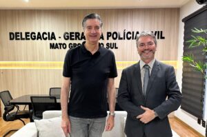 Delegado-Geral da Polícia Civil recebe Deputado Federal Dagoberto Nogueira em visita Institucional