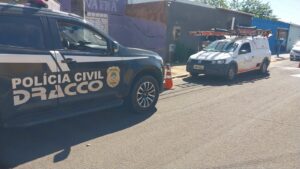 Polícia Civil prende homem por posse irregular de munição, adulteração de sinal identificador de veículo e furto de energia elétrica, em Campo Grande