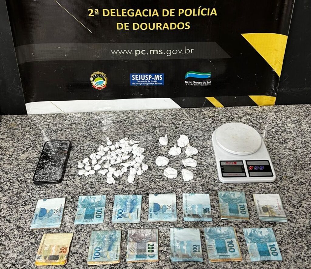 Polícia Civil prende homem que realizava “delivery” de drogas em Dourados