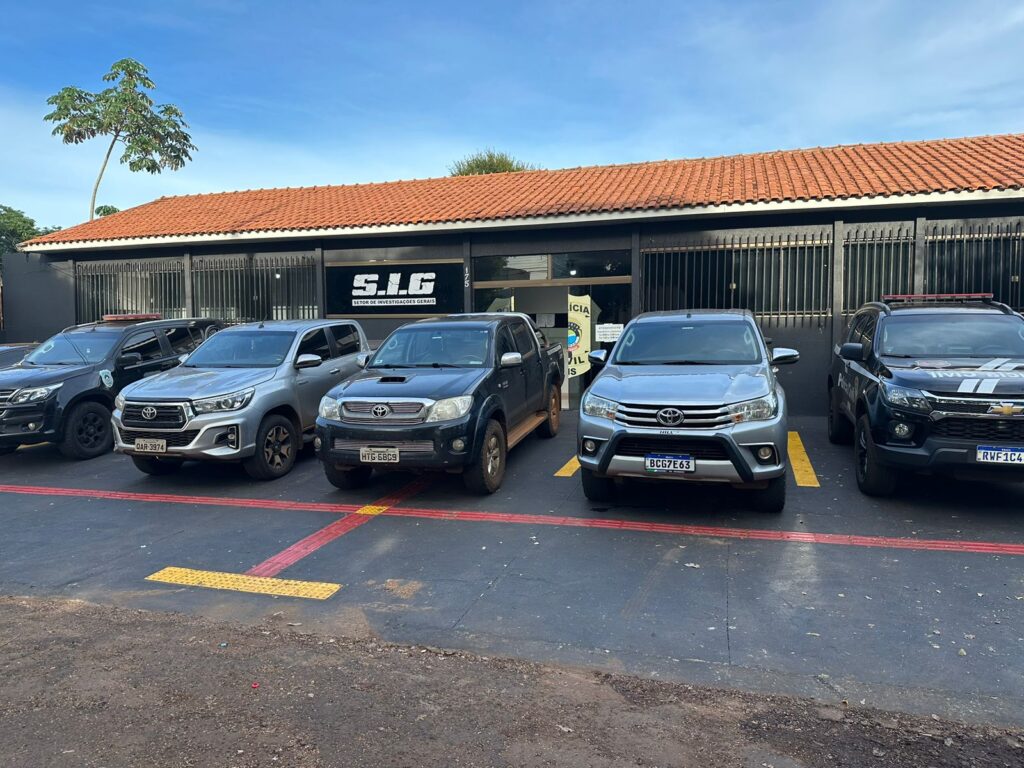 Polícia Civil recupera três caminhonetes furtadas em Dourados