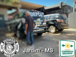 Polícia Civil cumpre mandado de prisão por estupro de vulnerável, durante Operação “Caminhos Seguros – 2024” em Jardim