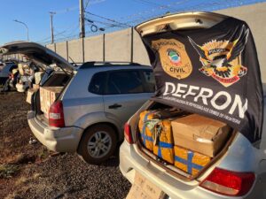Operação Protetor resulta na apreensão de comboio com contrabando e descaminho em Ponta Porã