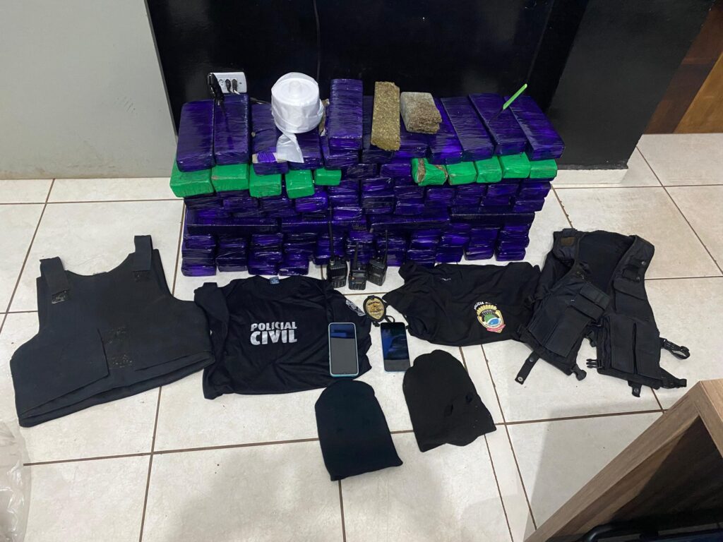 Polícia Civil desarticula entreposto e prende duas pessoas foragidas da justiça em Amambaí