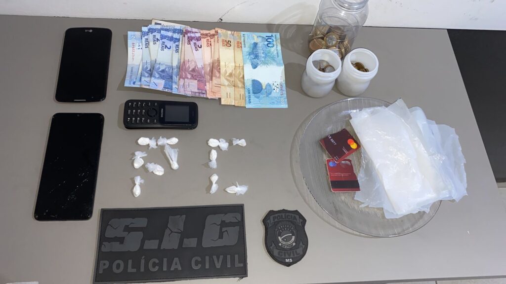 Polícia Civil prende homem por tráfico de drogas em Amambaí