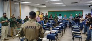 Polícia Civil realiza instrução de atendimento pré-hospitalar em curso de atualização de agentes da autoridade de trânsito (DETRAN/MS) em Campo Grande