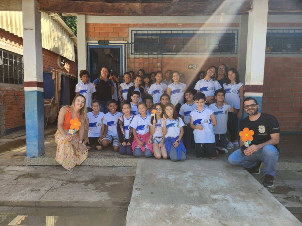 Polícia Civil realiza palestra em Coxim sobre o “Maio Laranja”