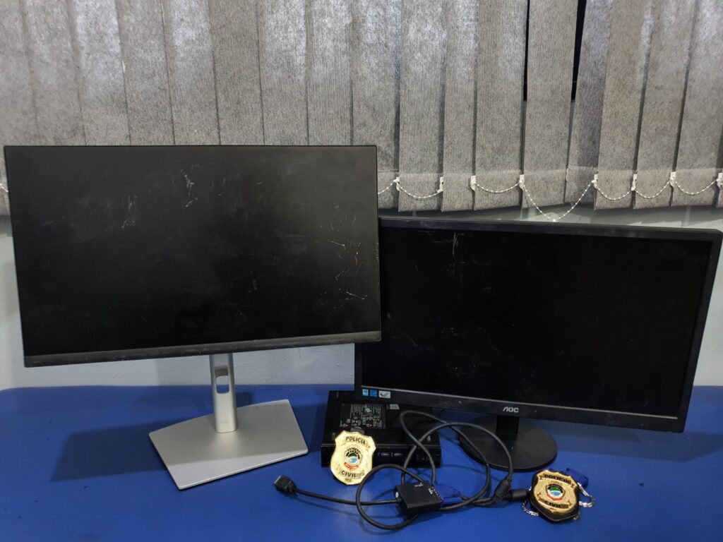 Polícia Civil recupera computadores furtados da Secretaria de Infraestrutura de Corumbá