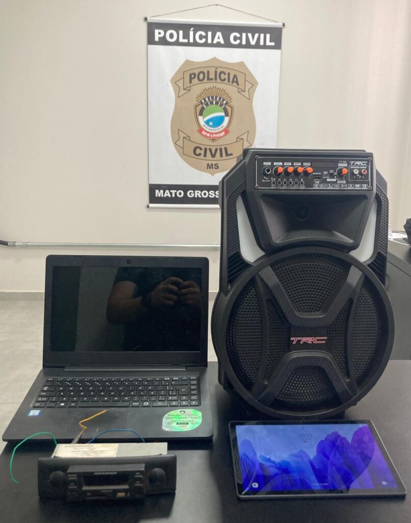 Polícia Civil soluciona peculato e recupera objetos furtados da prefeitura em Santa Rita do Pardo