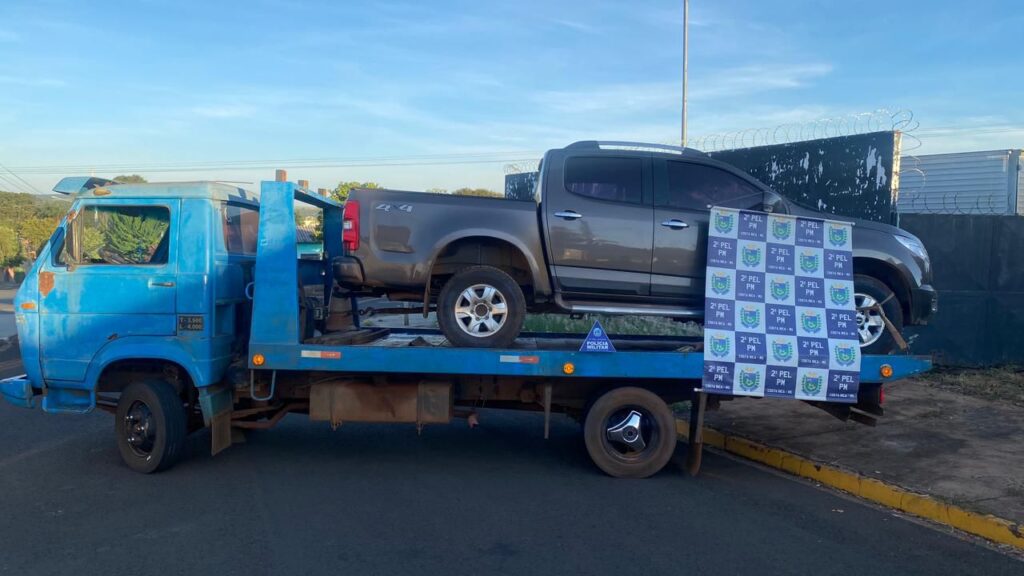 Polícia Militar de Costa Rica recupera veículo roubado no Estado de Goiás