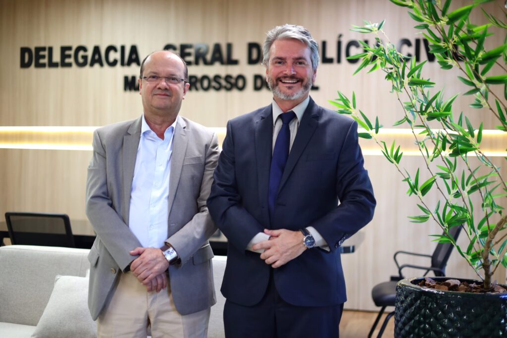 Vice-Governador Barbosinha visita Delegado-Geral da Polícia Civil em Campo Grande