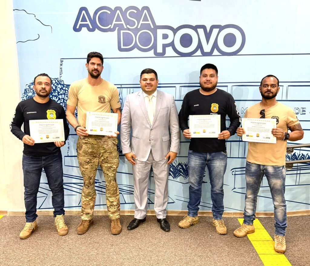 Câmara Municipal de Campo Grande homenageia Policiais Civis pela atuação em investigação que acabou em confronto com criminosos em Rochedo