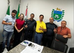 Comando do 13º Batalhão recebe visita institucional do Prefeito de Paranaíba