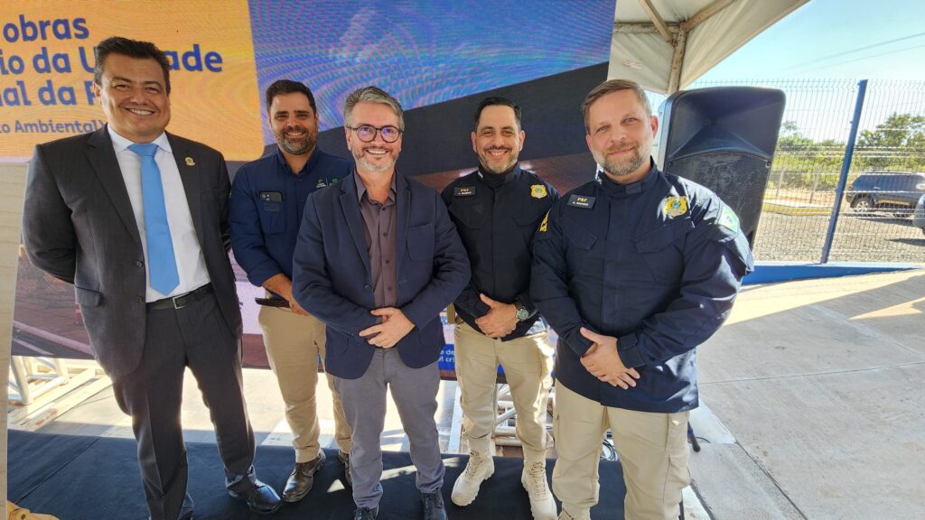 Delegado-Geral de Polícia Civil prestigia a solenidade de inauguração da nova Unidade Operacional da Polícia Rodoviária Federal (PRF) em Ribas do Rio Pardo