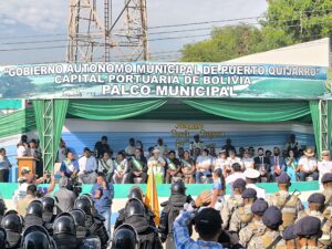 Delegado Regional de Polícia Civil de Corumbá Participa do 84º Aniversário de Puerto Quijarro, Bolívia