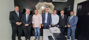 Diretor do Departamento de Polícia do Interior visita Delegacia de Cassilândia para definir metas e afirma que sua gestão sera humanizada