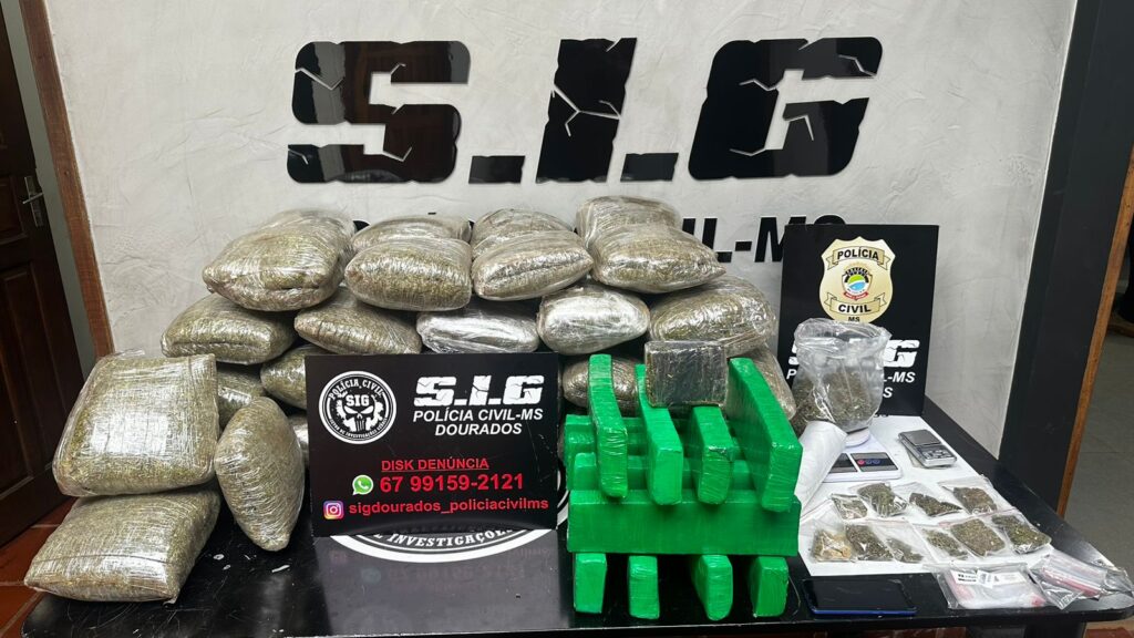 Polícia Civil fecha entreposto de entorpecentes, durante Operação Sentinela em Dourados