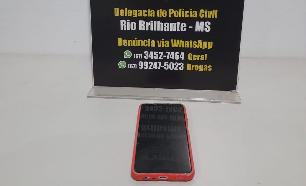 Polícia Civil identifica autor de furto e recupera celular subtraído em Rio Brilhante