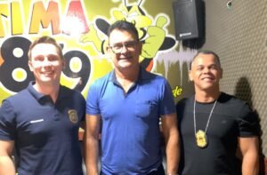 Polícia Civil, no âmbito da Operação Virtude, concede entrevista para emissora de rádio local em Fátima do Sul