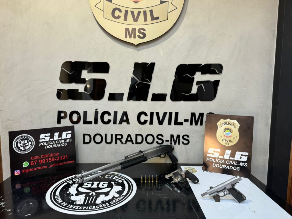Polícia Civil prende grupo envolvido com venda de armas ilegais